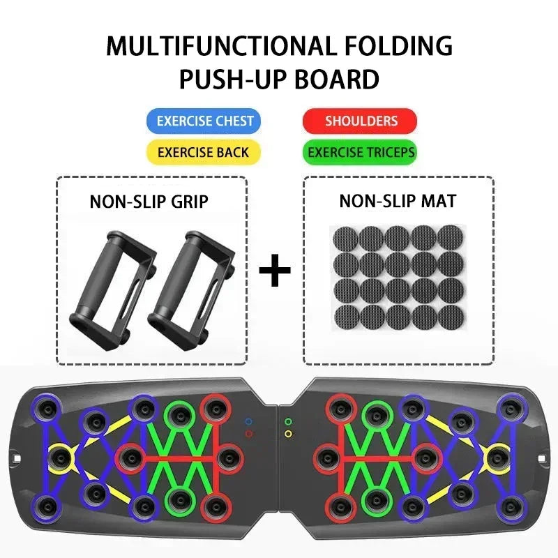 Adjustable push-up board