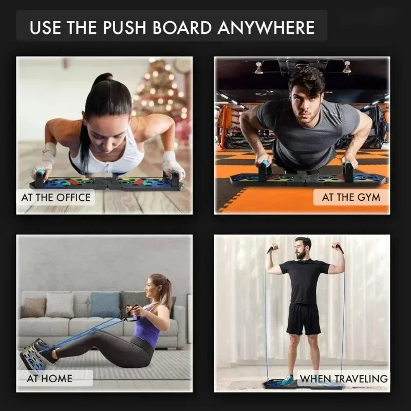 Adjustable push-up board